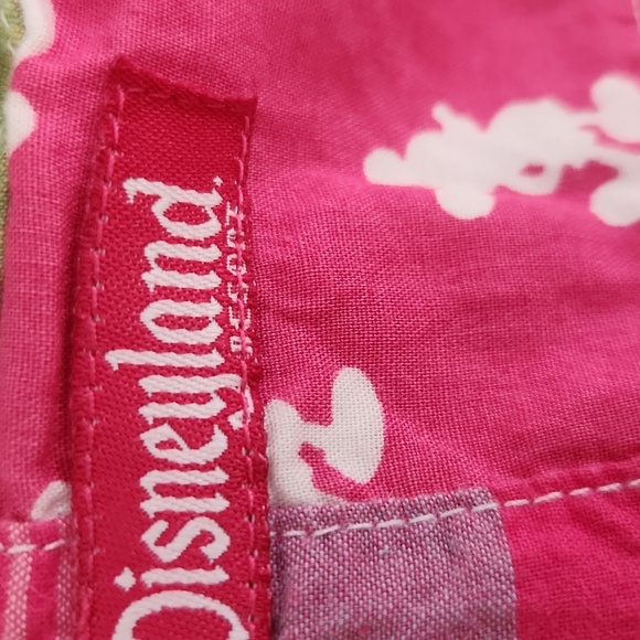 Disney Disneyland Pink Patchwork Summer Dress Medium - Picture 5 of 10